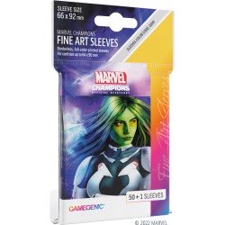 Sachet de 50 protèges carte taille standard Marvel Champions Fine Art Sleeves - Gamora - Gamegenic