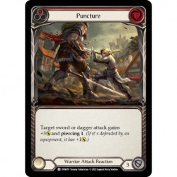 Rainbow Foil - Puncture (Red) - Flesh And Blood TCG