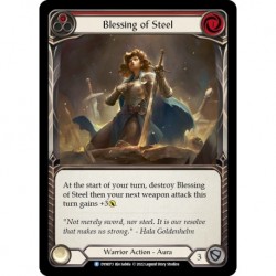 Blessing of Steel (Red) - Flesh And Blood TCG