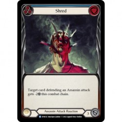 Shred (Blue) - Flesh And Blood TCG