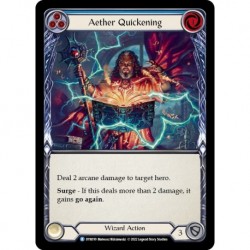 Aether Quickening (Blue) - Flesh And Blood TCG
