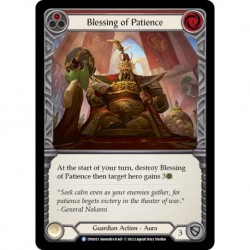 Rainbow Foil - Blessing of Patience (Red) - Flesh And Blood TCG