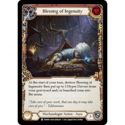 Rainbow Foil - Blessing of Ingenuity (Red) - Flesh And Blood TCG