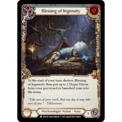 Rainbow Foil - Blessing of Ingenuity (Blue) - Flesh And Blood TCG