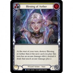 Rainbow Foil - Blessing of Aether (Yellow) - Flesh And Blood TCG