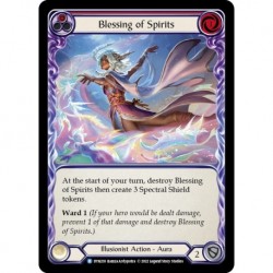 Rainbow Foil - Blessing of Spirits (Red) - Flesh And Blood TCG