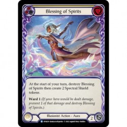 Rainbow Foil - Blessing of Spirits (Yellow) - Flesh And Blood TCG