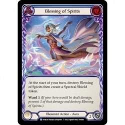 Rainbow Foil - Blessing of Spirits (Blue) - Flesh And Blood TCG
