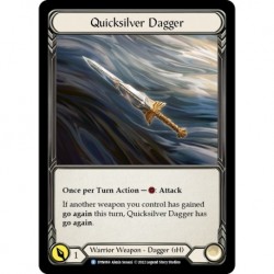 Cold Foil - Quicksilver Dagger - Flesh And Blood TCG