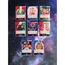 Collection des 8 LEADERS OP1 - One Piece TCG