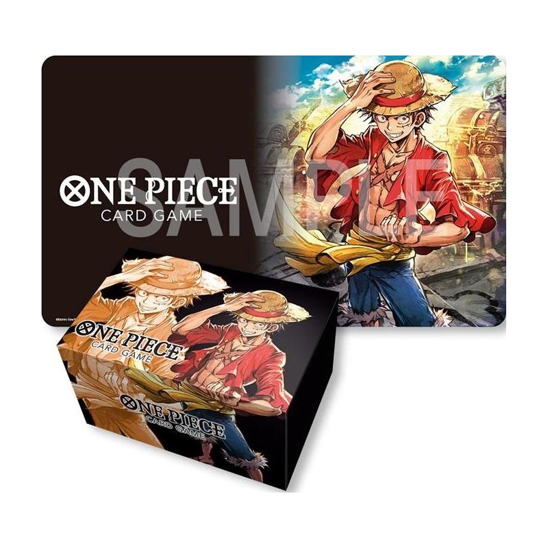 Tapis de jeu et Boîte de rangement - Monkey.D.Luffy - One Piece Card Game