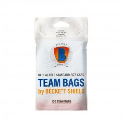 100 Team Bags Refermables 35 Cartes Taille Standard - Beckett Shield