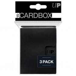 Lot de 3 Deckbox 15 Cartes - Noir - Ultra Pro