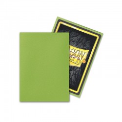 10 Protèges cartes Matte Lime - Dragon Shield