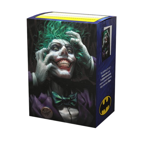 100 Protèges cartes - The Joker - Brushed Art Sleeves Dragon Shield