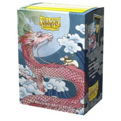 100 Protèges cartes - Water Rabbit 2023 - Brushed Art Sleeves Dragon Shield