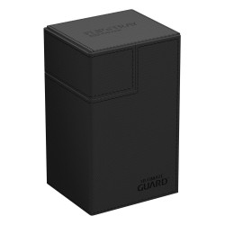 Deck Box Flip N&amp;#039;Tray 80 Cartes XenoSkin Monocolor - Noir - Ultimate Guard