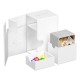 Deck Box Flip N&amp;#039;Tray 80 Cartes XenoSkin Monocolor - Blanc - Ultimate Guard