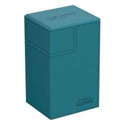 Deck Box Flip N&amp;amp;#039;Tray 80 Cartes XenoSkin Monocolor - Bleu Pétrole - Ultimate Guard