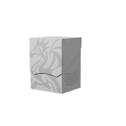 Deckbox Deck Shell 100+ cartes - Blanc Cendre - Dragon Shield