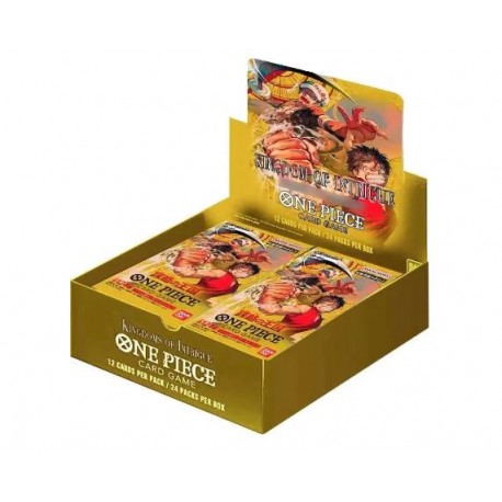 CARTON de 12 Boites de 24 Boosters Kingdoms of Intrigue OP04 - One Piece Card Game