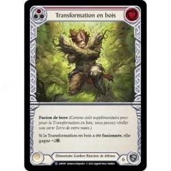 Transformation en Bois (Rouge) / Turn Timber (Red) - Flesh And Blood TCG