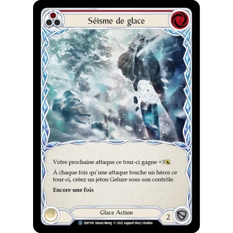 Séisme de Glace (Rouge) / Ice Quake (Red) - Flesh And Blood TCG