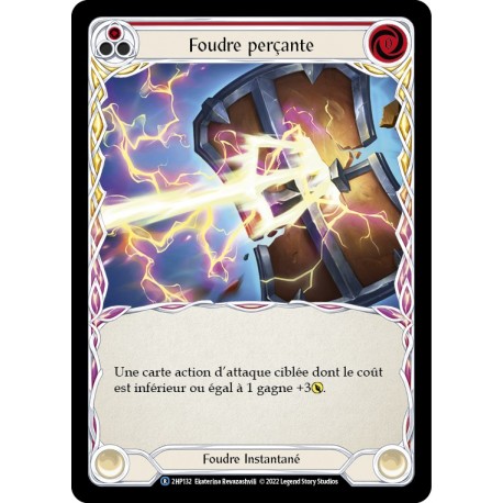 Foudre Perçante (Rouge) / Lightning Press (Red) - Flesh And Blood TCG