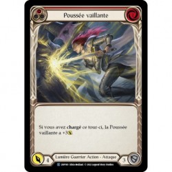 Poussée Vaillante (Rouge) / Valiant Thrust (Red) - Flesh And Blood TCG