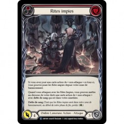 Rites Impies (Rouge) / Unhallowed Rites (Red) - Flesh And Blood TCG