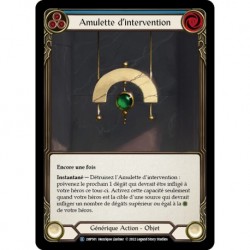 Amulette d'Intervention / Amulet of Intervention (Blue) - Flesh And Blood TCG