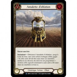 Amulette d'Oblation / Amulet of Oblation (Blue) - Flesh And Blood TCG