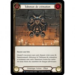 Talisman de Crémation / Talisman of Cremation (Blue) - Flesh And Blood TCG
