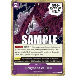 Judgment of Hell - One Piece Card Game
