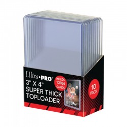 Lot de 10 TopLoader Super Thick 120pt - Ultra Pro