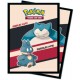65 Protèges Cartes Pokemon - Snorlax &amp;amp;amp; Munchlax