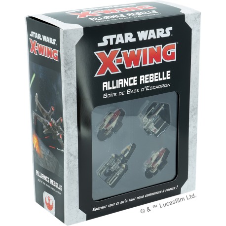 Boite de Base d&amp;#039;Escadron: Alliance Rebelle - X-Wing 2.0