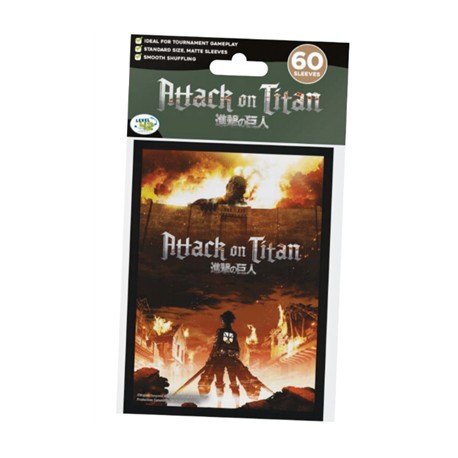 60 Protèges cartes Attack on Titan - The Wall