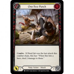 VO - Rainbow Foil - One-Two Punch (Yellow) - Flesh And Blood TCG