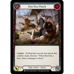 VO - Rainbow Foil - One-Two Punch (Blue) - Flesh And Blood TCG