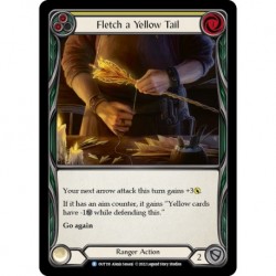 VO - Rainbow Foil - Fletch a Yellow Tail (Yellow) - Flesh And Blood TCG
