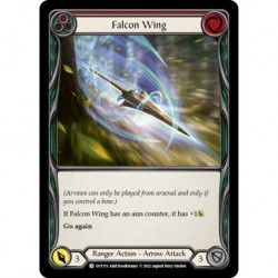 VO - Rainbow Foil - Falcon Wing (Red) - Flesh And Blood TCG