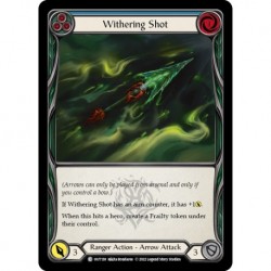 VO - Rainbow Foil - Withering Shot (Blue) - Flesh And Blood TCG