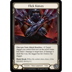 VO - Rainbow Foil - Flick Knives - Flesh And Blood TCG