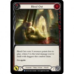 VO - Rainbow Foil - Bleed Out (Red) - Flesh And Blood TCG