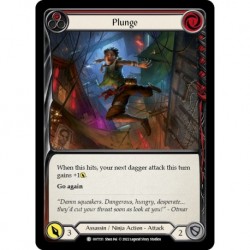 VO - Rainbow Foil - Plunge (Red) - Flesh And Blood TCG