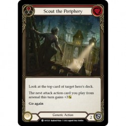VO - Rainbow Foil - Scout the Periphery (Red) - Flesh And Blood TCG
