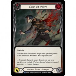 VF - Rainbow Foil - Back Stab (Red) / Coup en traître (Rouge) - Flesh And Blood TCG