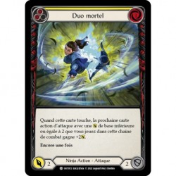 VF - Rainbow Foil - Deadly Duo (Yellow) / Duo mortel (Jaune) - Flesh And Blood TCG