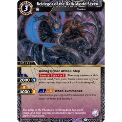 FOIL - Beldegor of the Dark World Seven - Battle Spirit Saga TCG